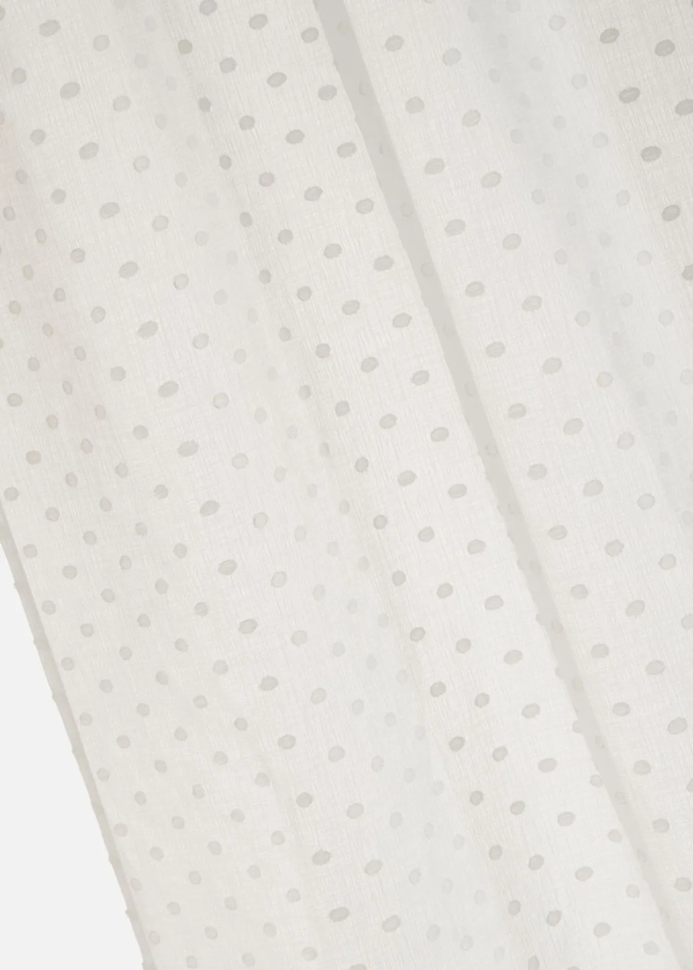 Cortina con lunares de jacquard (1 unidad)