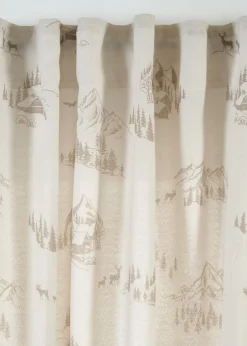 Cortina con paisaje invernal, también en tamaño extralargo (1 unidad)