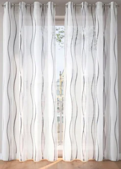 Cortina con patrón de ondas (1 unidad)