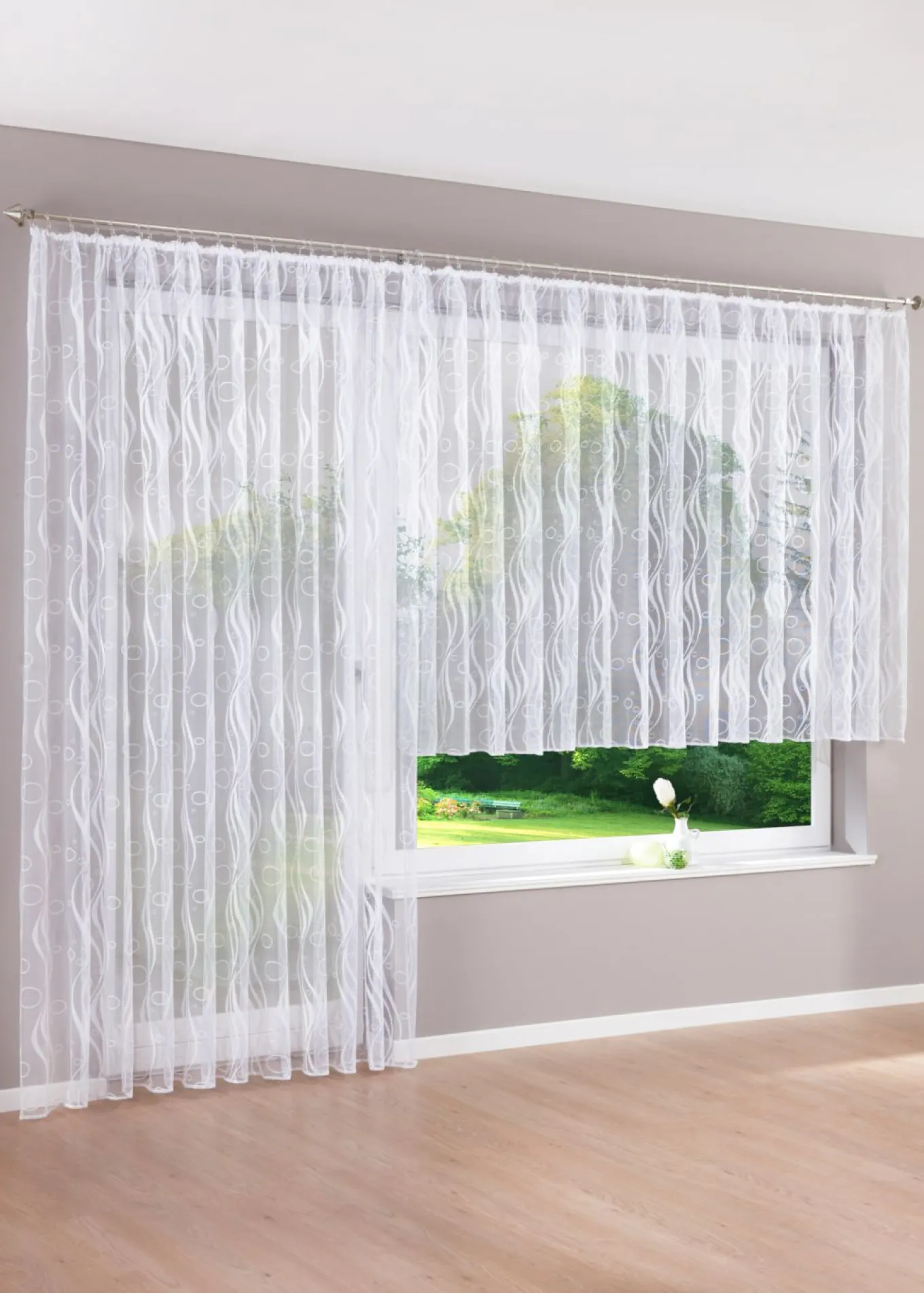 Cortina de jacquard