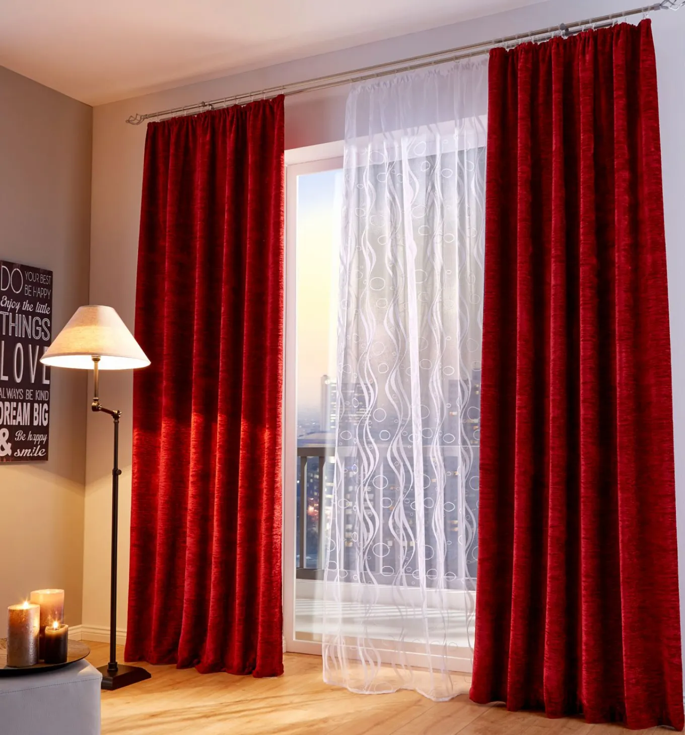Cortina de jacquard