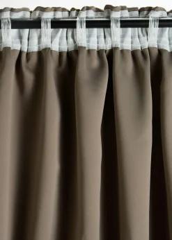 Cortina oscurecedora con estampado brillante (1 unidad)