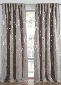 Cortina oscurecedora con estampado brillante (1 unidad)