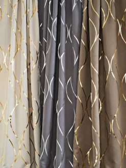 Cortina oscurecedora con estampado brillante (1 unidad)