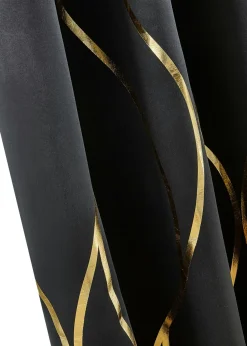 Cortina oscurecedora con estampado brillante (1 unidad)