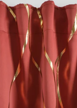Cortina oscurecedora con estampado brillante (1 unidad)