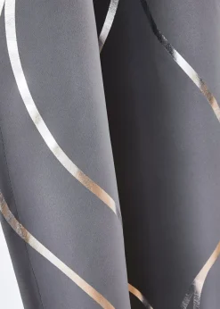Cortina oscurecedora con estampado brillante (1 unidad)