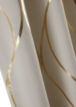 Cortina oscurecedora con estampado brillante (1 unidad)