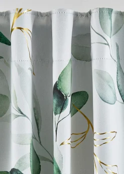 Cortina oscurecedora con estampado floral brillante (1 unidad)