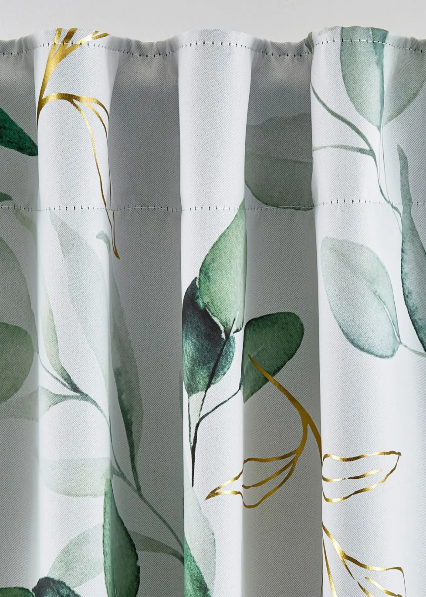 Cortina oscurecedora con estampado floral brillante (1 unidad)