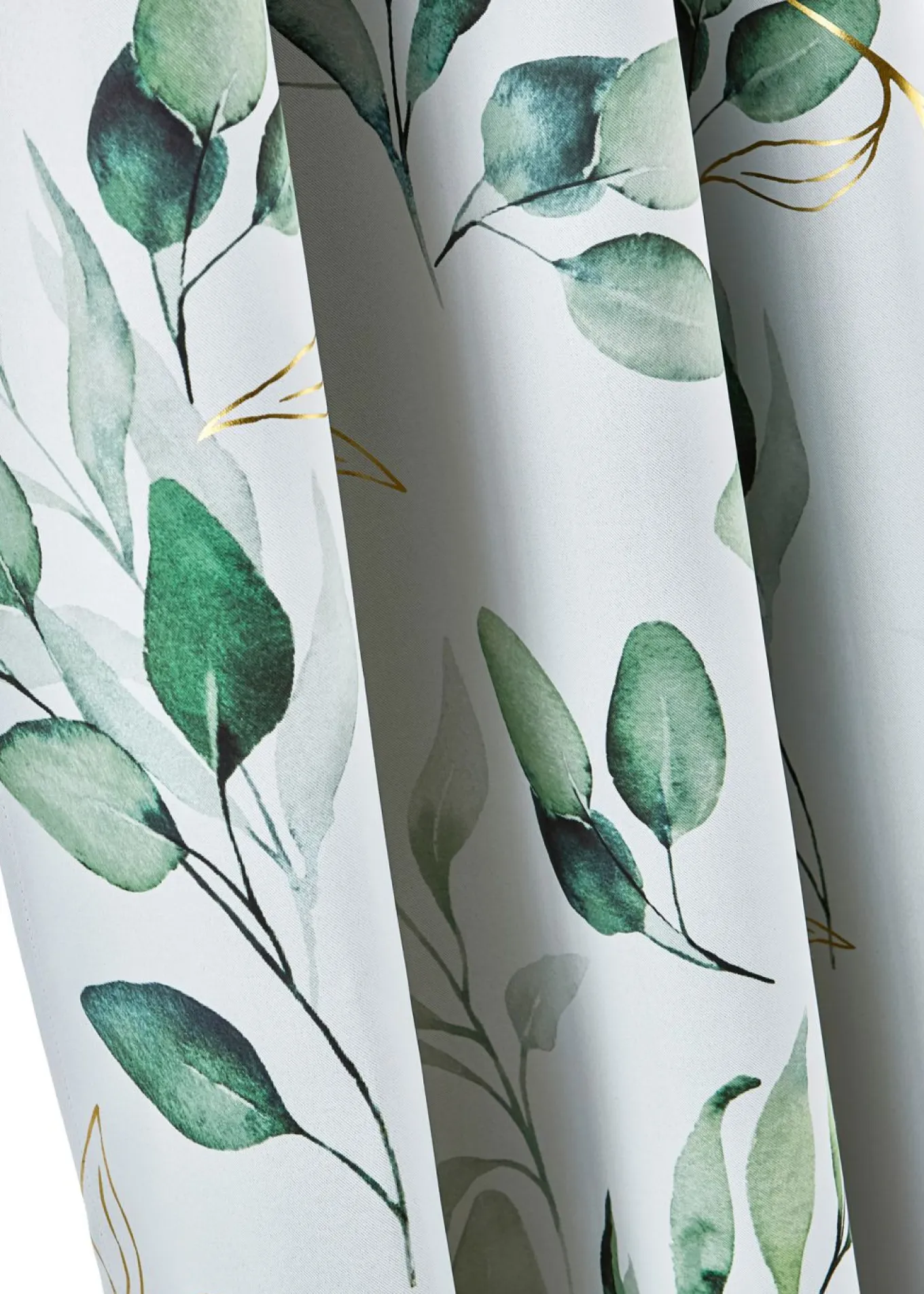 Cortina oscurecedora con estampado floral brillante (1 unidad)