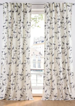Cortinas con estampado (1 unidad)