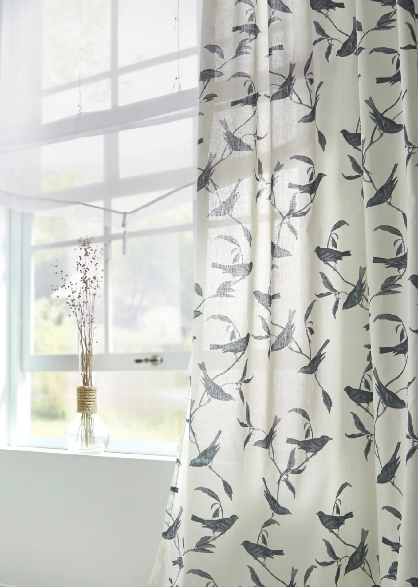 Cortinas con estampado (1 unidad)