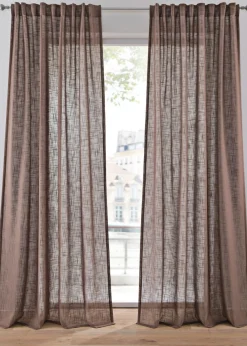Cortinas con textura (2 unidades)