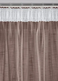 Cortinas con textura (2 unidades)