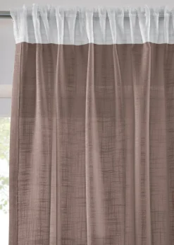 Cortinas con textura (2 unidades)