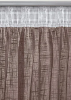Cortinas con textura (2 unidades)