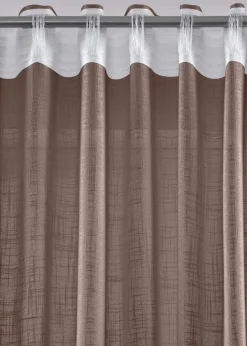 Cortinas con textura (2 unidades)