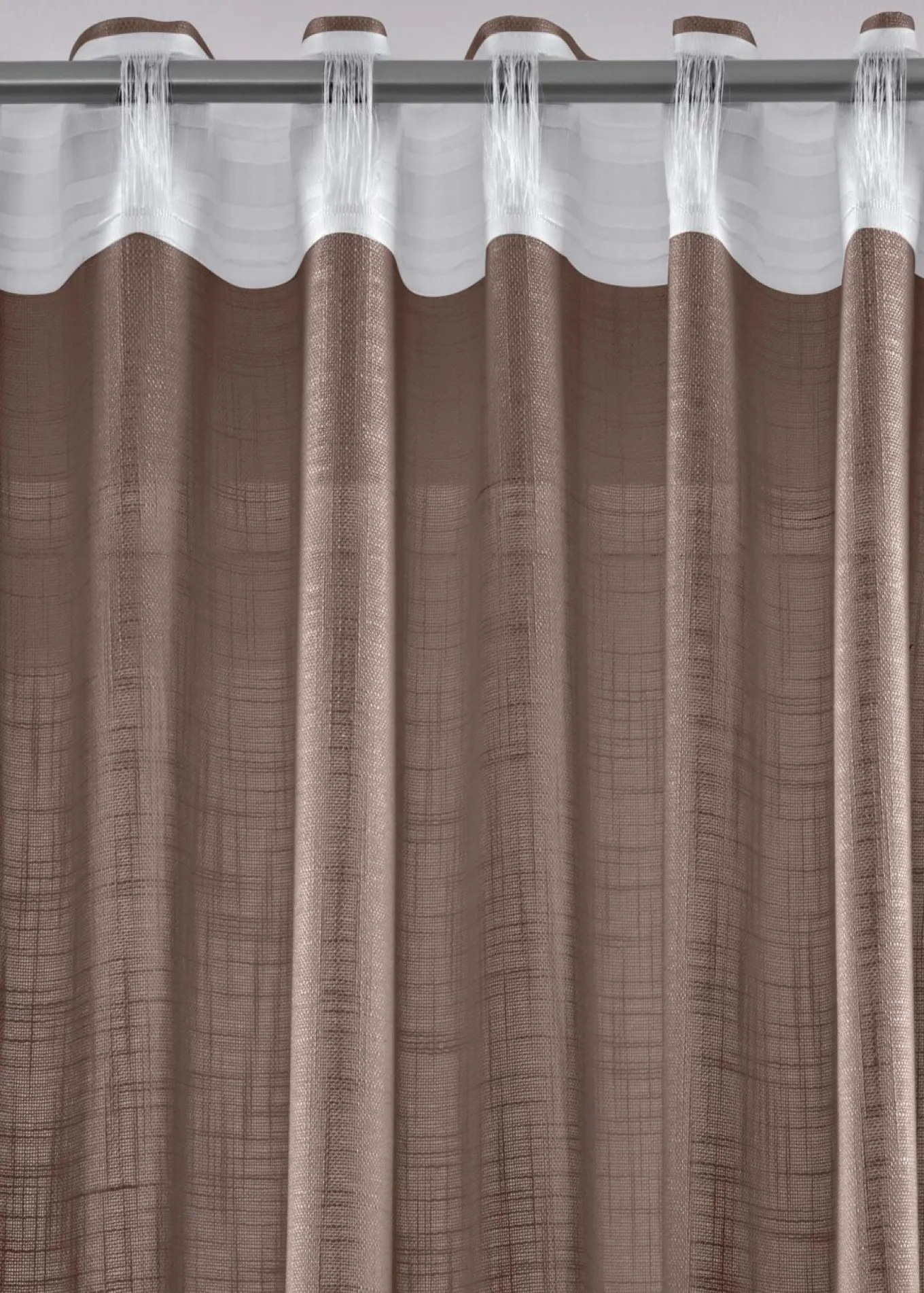 Cortinas con textura (2 unidades)