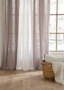 Cortinas con textura (2 unidades)
