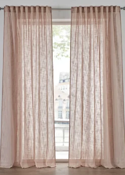Cortinas con textura (2 unidades)