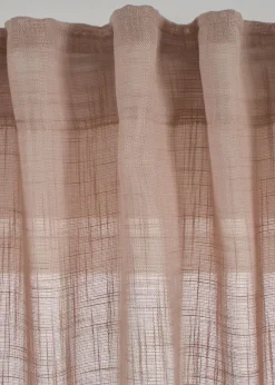 Cortinas con textura (2 unidades)