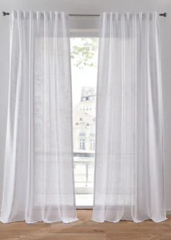 Cortinas con textura (2 unidades)