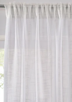 Cortinas con textura (2 unidades)