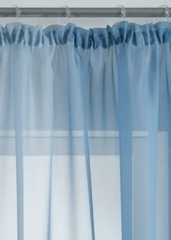 Cortinas de gasa ligera, también en tamaño extralargo (2 unidades)