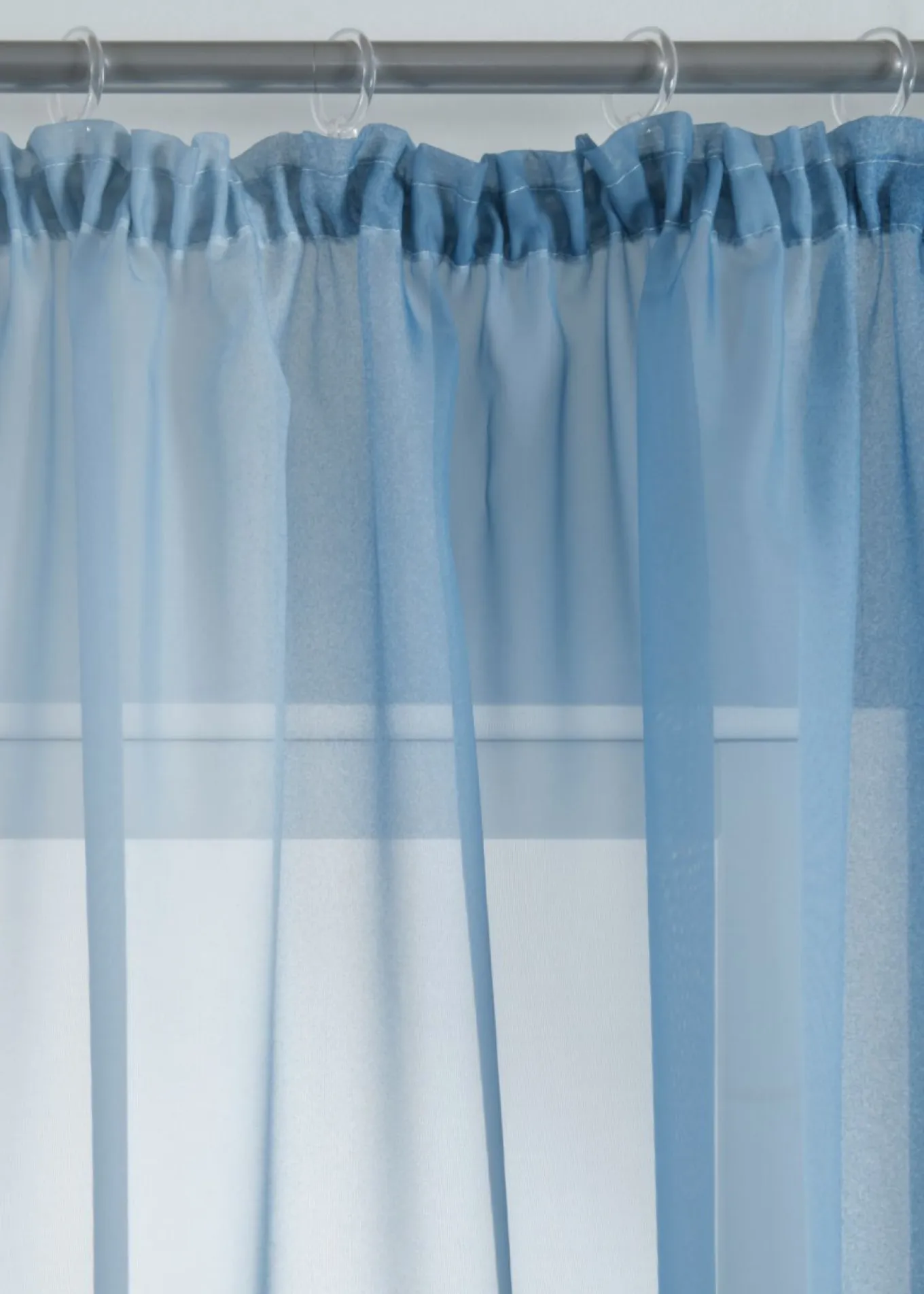 Cortinas de gasa ligera, también en tamaño extralargo (2 unidades)