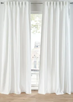 Cortinas de material reciclado (2 unidades)