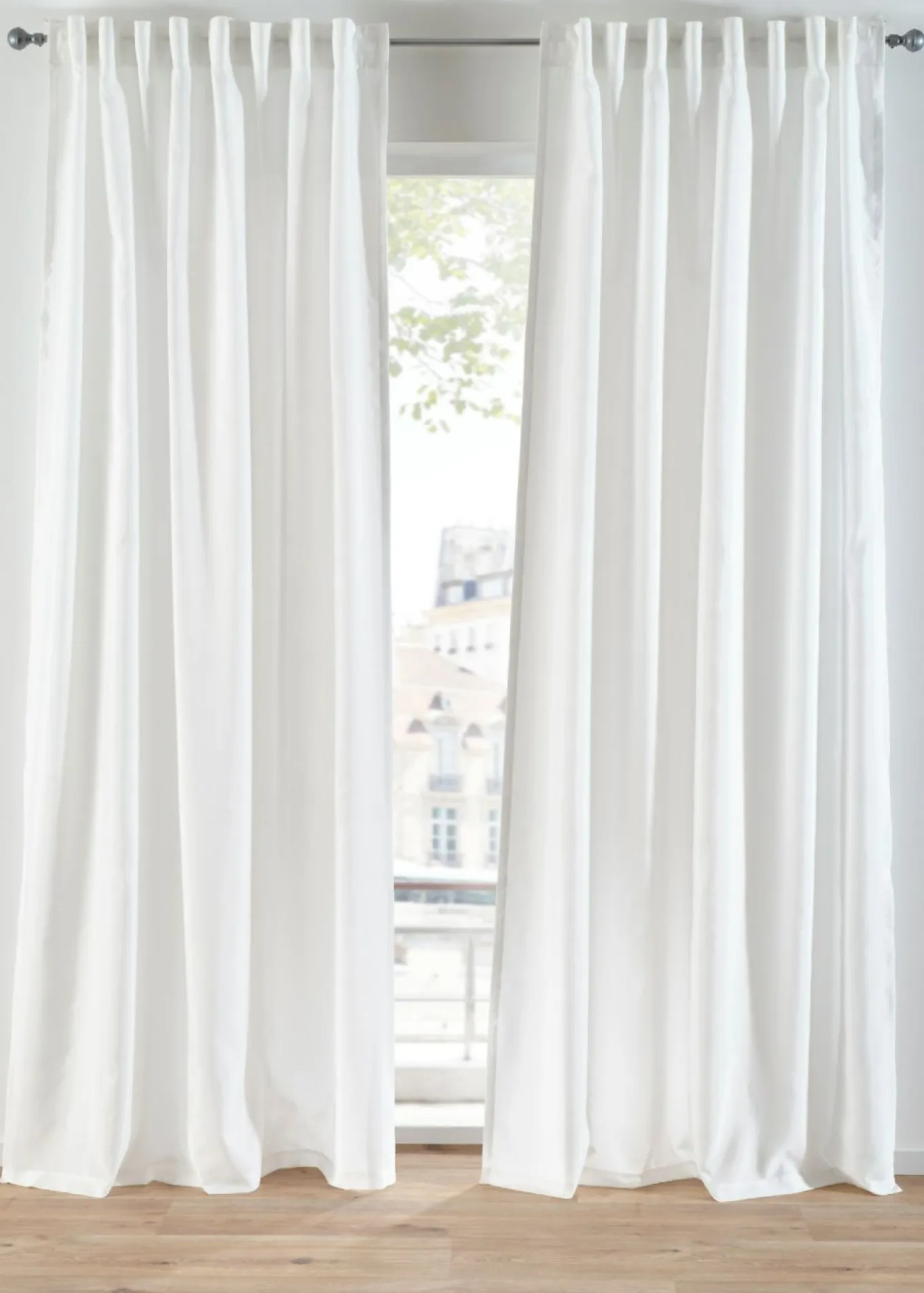 Cortinas de material reciclado (2 unidades)