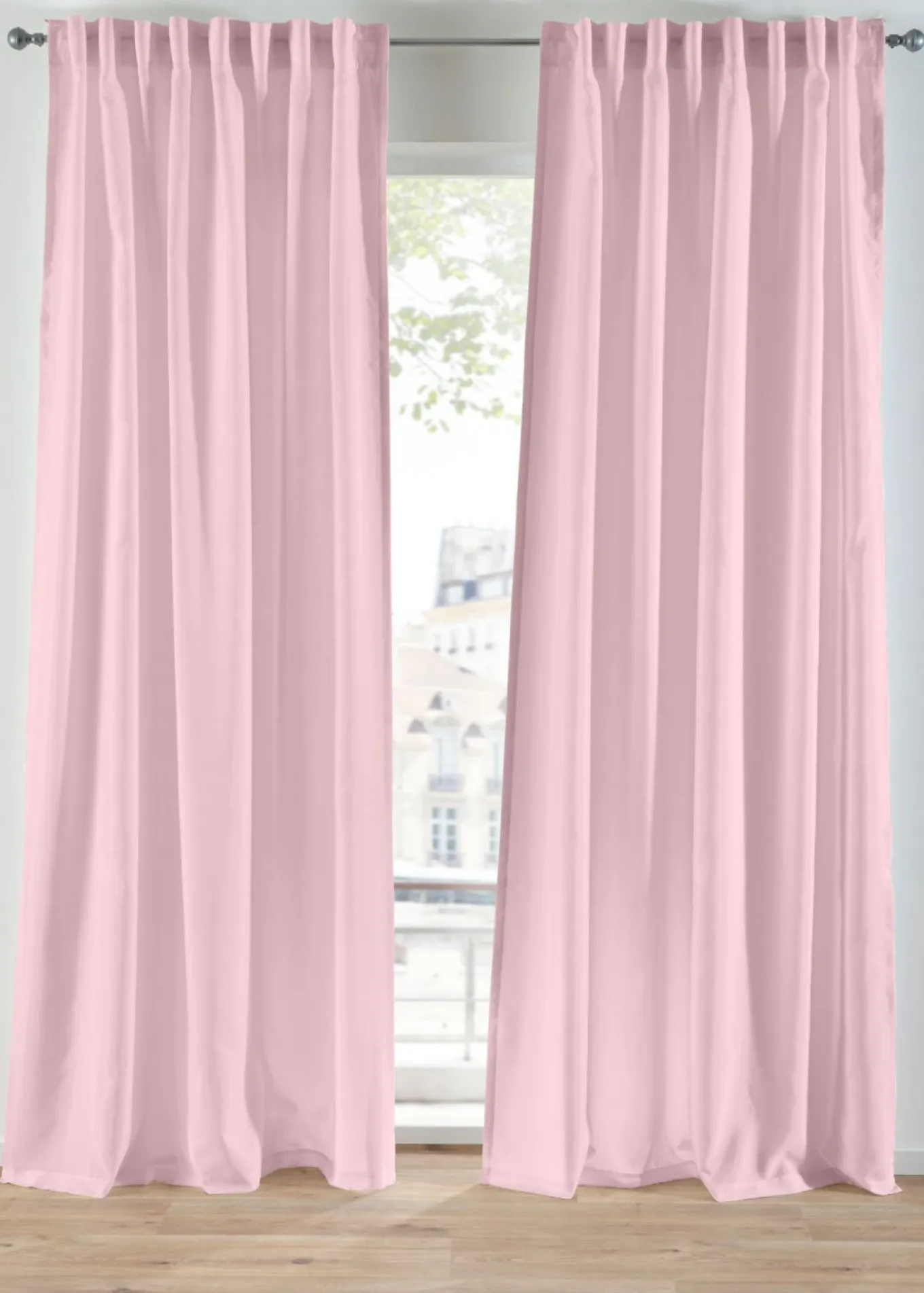 Cortinas de material reciclado (2 unidades)