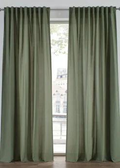 Cortinas de microfibra de fácil cuidado (2 unidades)