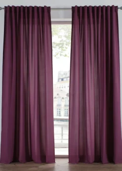 Cortinas de microfibra de fácil cuidado (2 unidades)