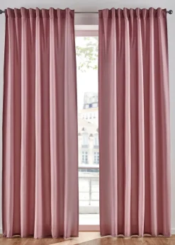 Cortinas de microfibra de fácil cuidado (2 unidades)