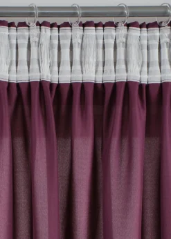 Cortinas de microfibra de fácil cuidado (2 unidades)