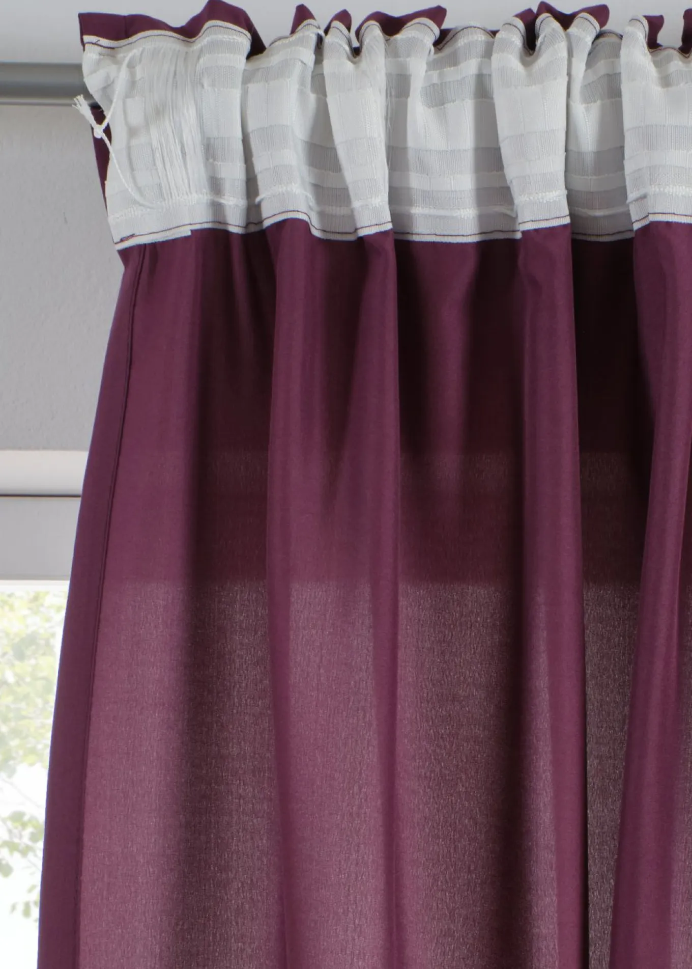 Cortinas de microfibra de fácil cuidado (2 unidades)
