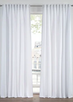 Cortinas de microfibra de fácil cuidado (2 unidades)