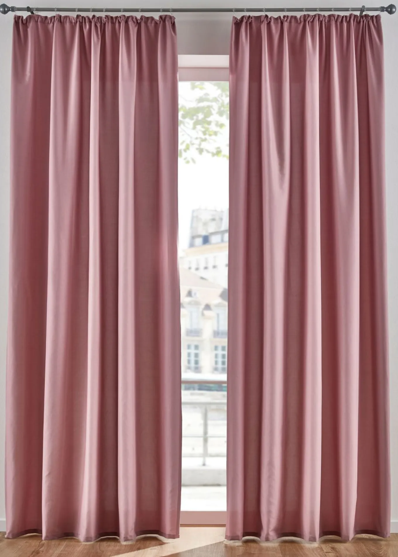 Cortinas de microfibra (2 unidades)