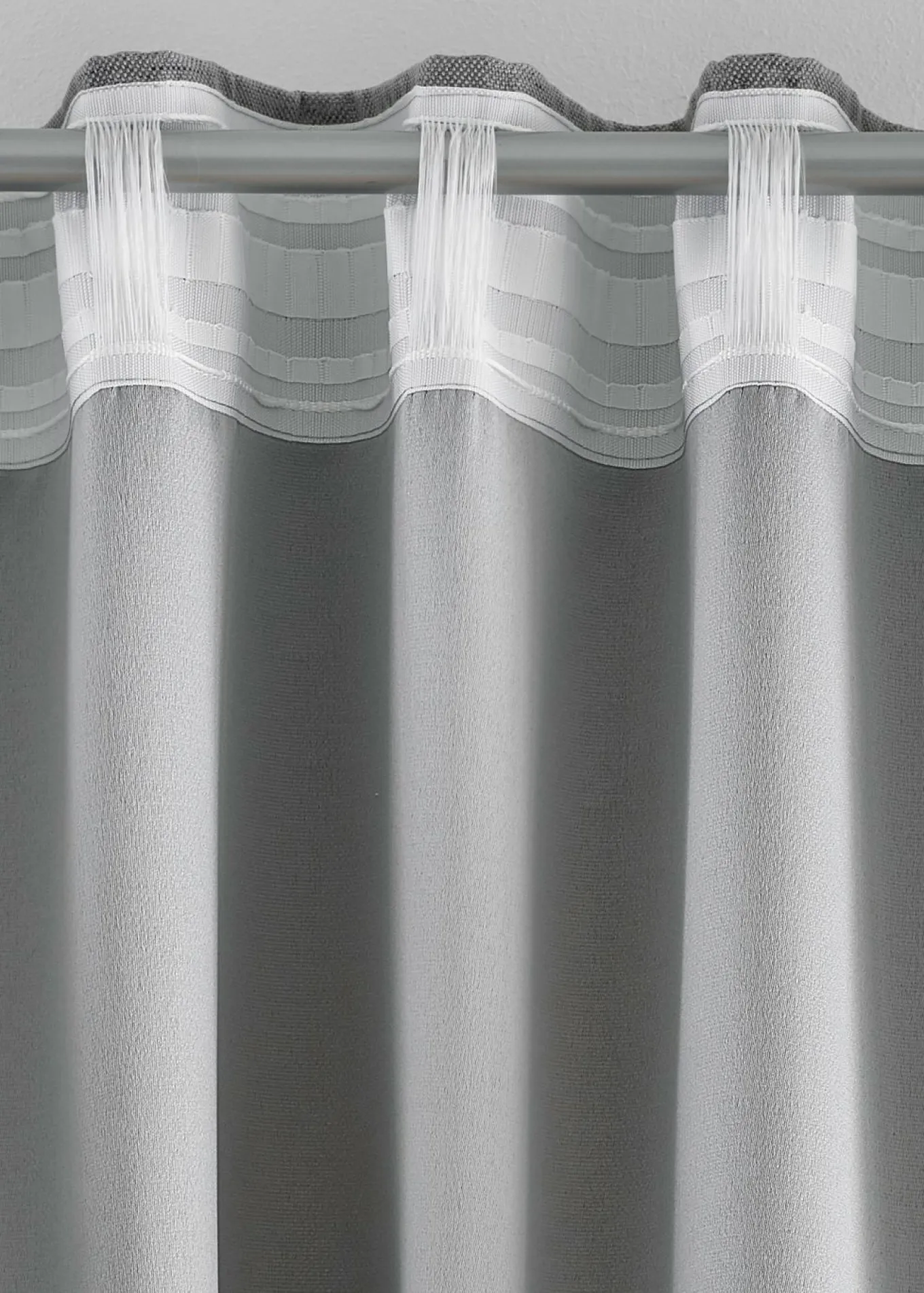 Cortinas oscurecedoras con estructura (2 unidades)