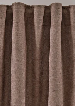 Cortinas oscurecedoras con estructura (2 unidades)