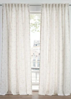 Cortinas semitransparentes, también en largo extra (2 unidades)
