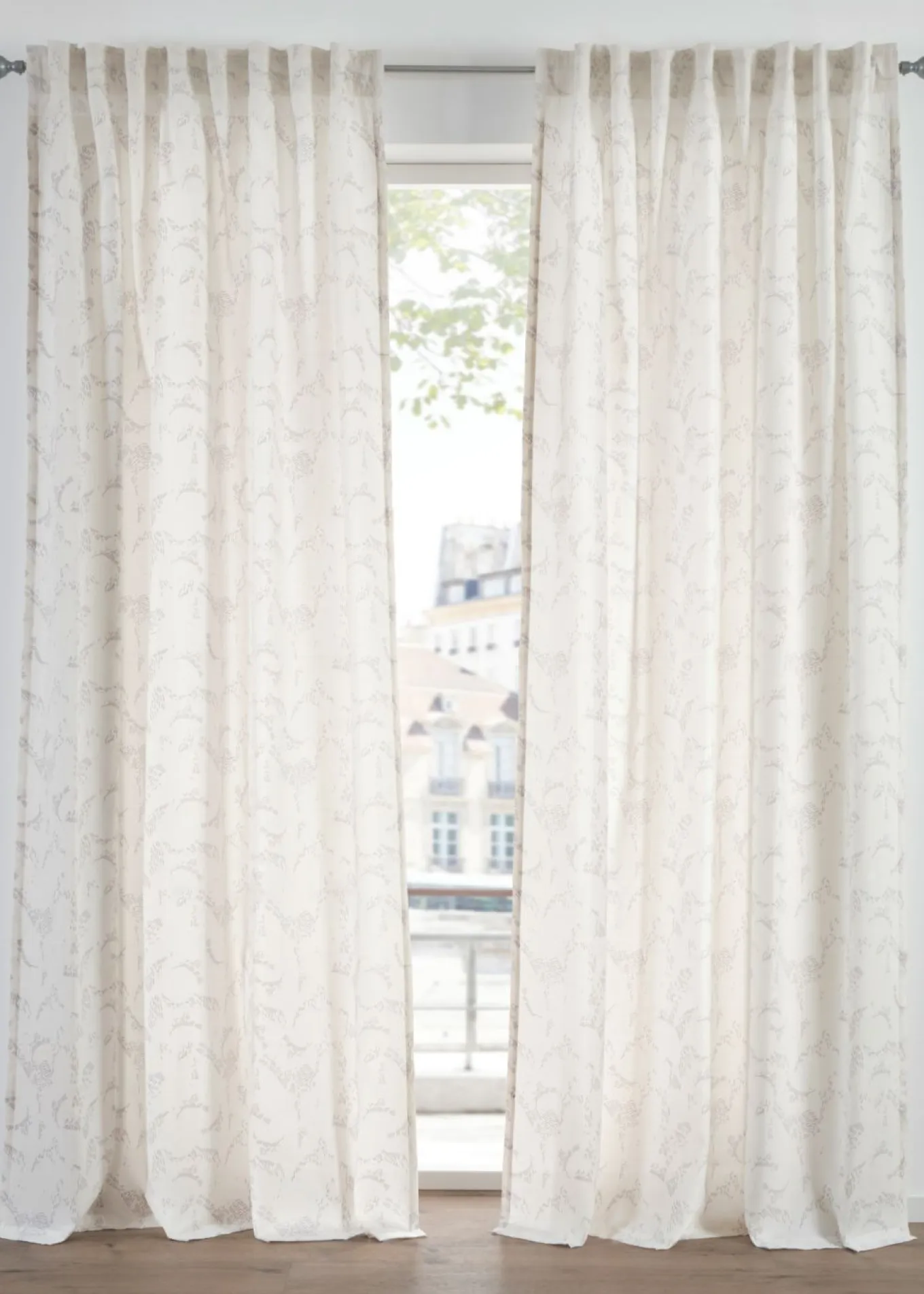 Cortinas semitransparentes, también en largo extra (2 unidades)