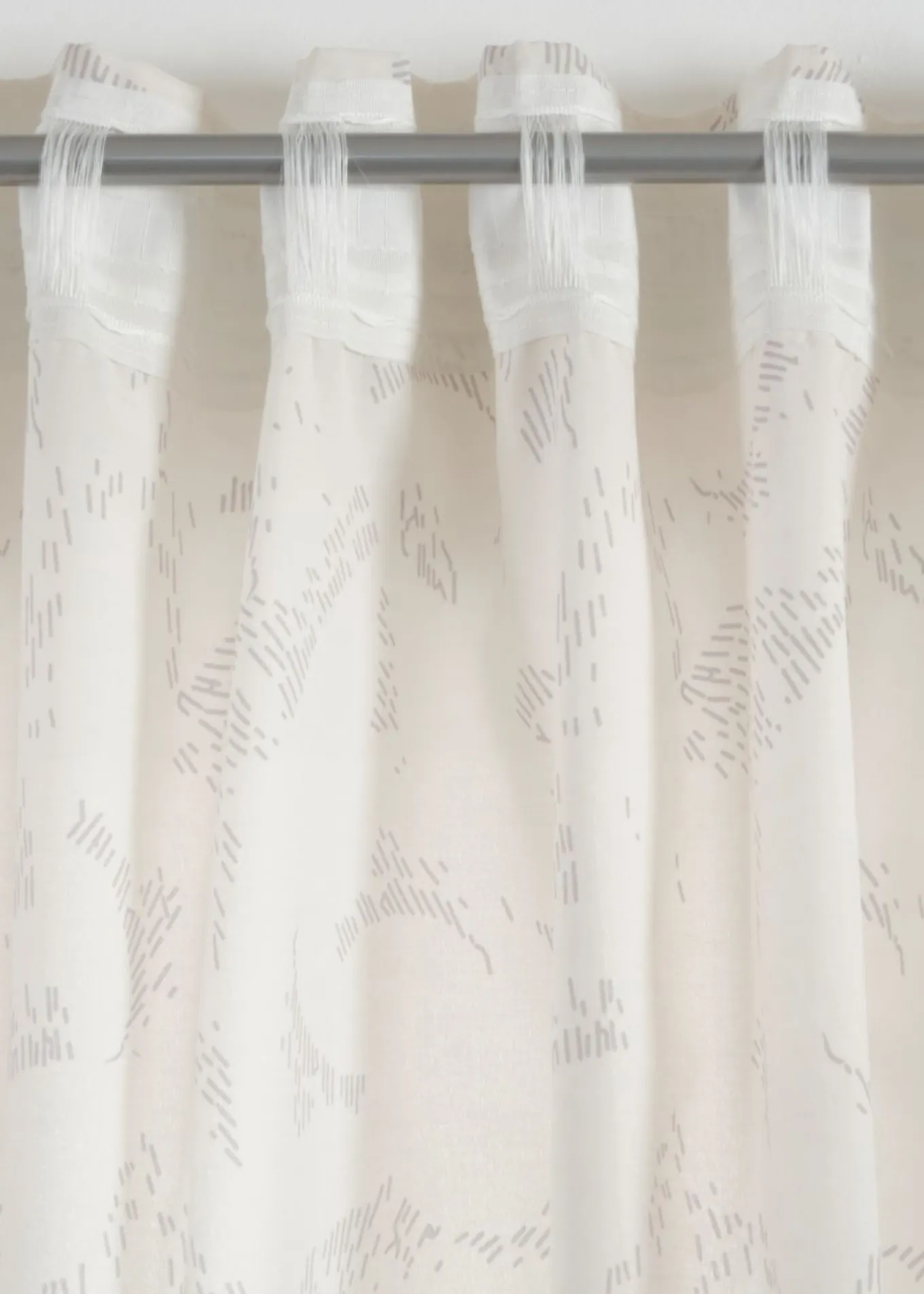 Cortinas semitransparentes, también en largo extra (2 unidades)