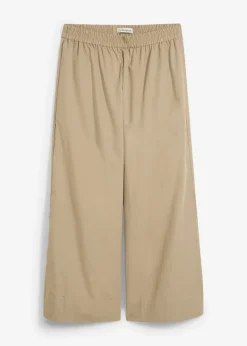 Culotte ancho de algodón puro