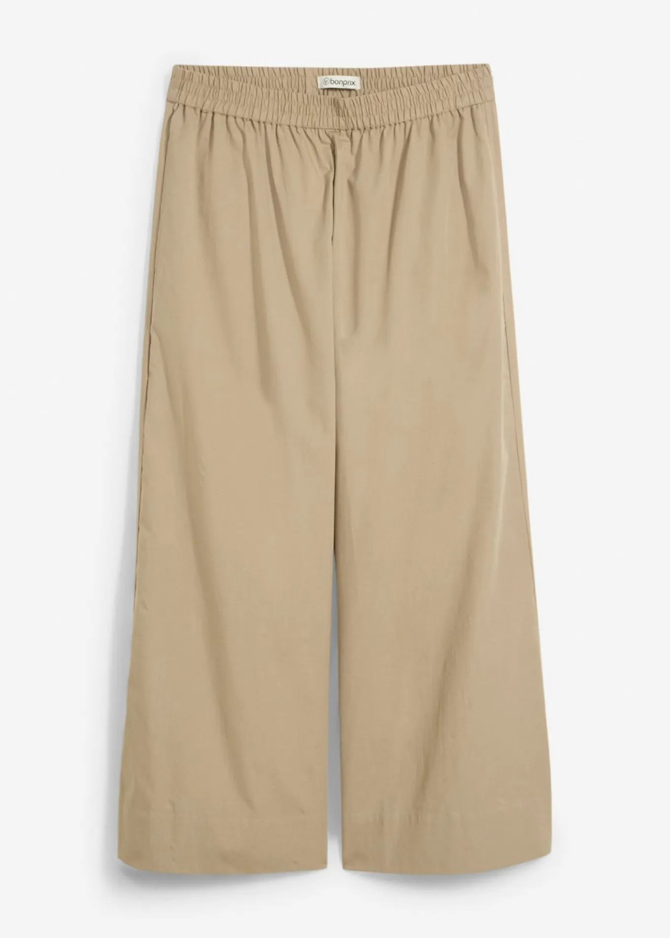Culotte ancho de algodón puro