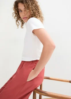 Culotte ancho de viscosa sostenible