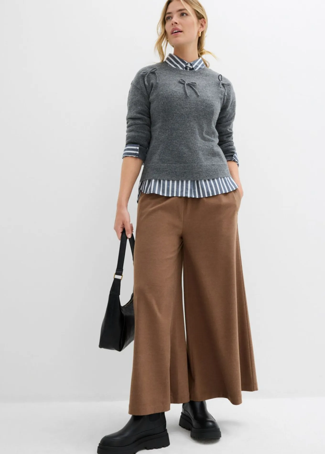 Culotte con aspecto de lana