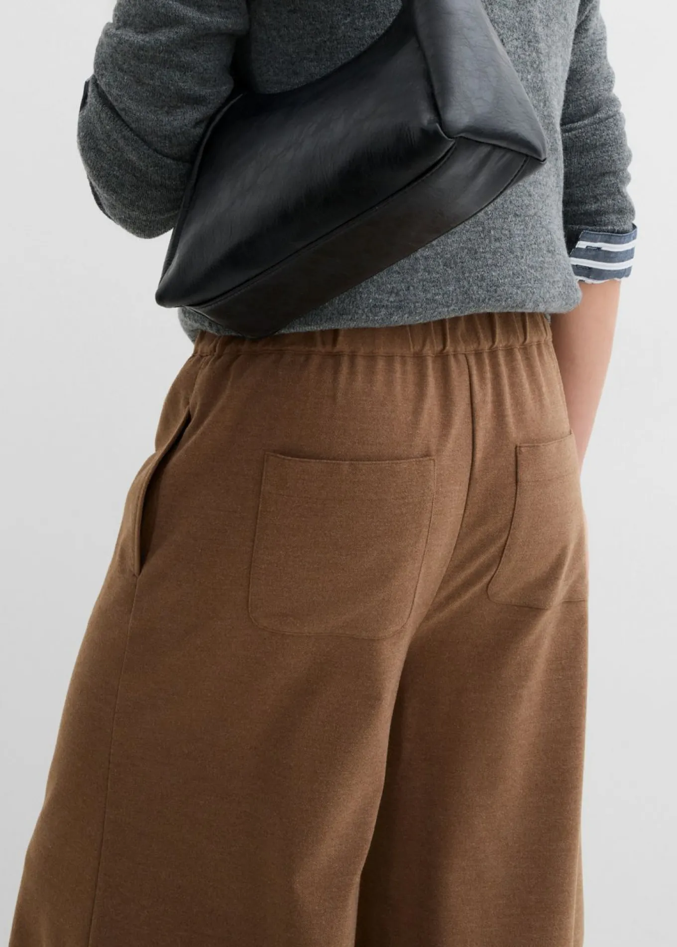 Culotte con aspecto de lana